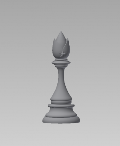 BISHOP 3D printmodel .c4d .max .obj .3ds .fbx .stl .blend 