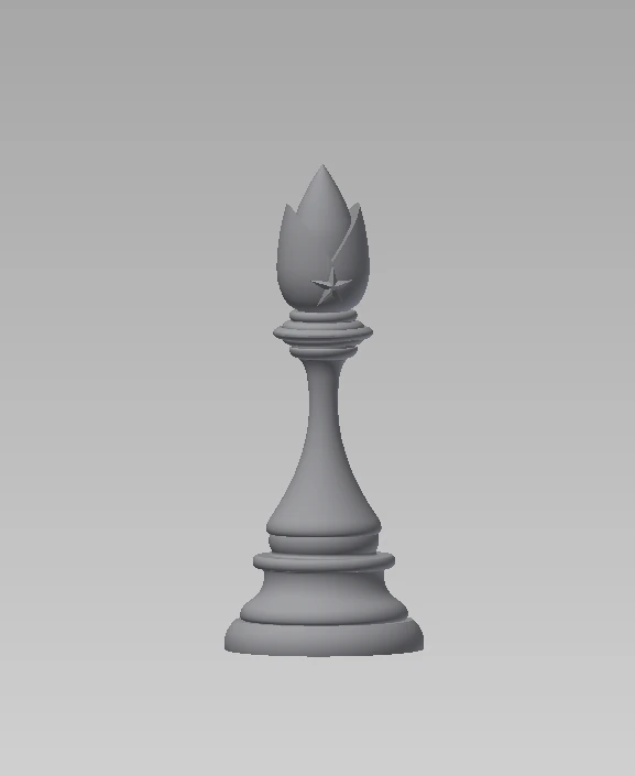 BISHOP 3D Print Model .c4d .max .obj .3ds .fbx .stl .blend 