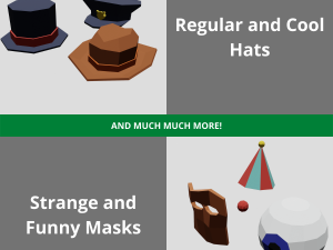 Ultimate Hats and Masks Pack V1 3D 모델