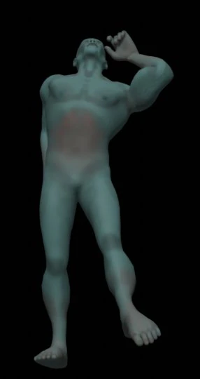 Green man 3D Model .c4d .max .obj .3ds .fbx .stl .blend 