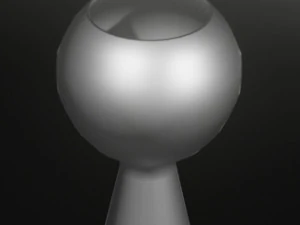 Stainless steel cups 3D Model