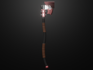 Red axe 3D 模型