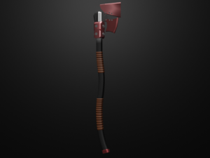 Red axe Modelo 3D