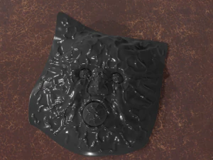 奇怪的脸 3D 模型