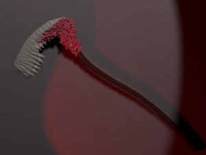 Bone Scythe 3D Model