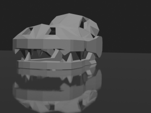 Dragon head phone stand 3D 模型