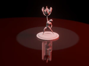 Powerrrrrrrrrrr Low poly 3D Model
