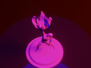 Powerrrrrrrrrrr Low poly 3D-Modell
