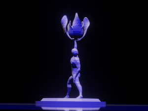 Powerrrrrrrrrrr Low poly 3D-Modell