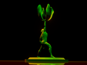 Powerrrrrrrrrrr Low poly 3D-Modell
