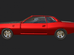 Dodge Challenger Hellcat Modèle 3D