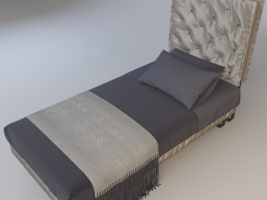 SingelBed Modelo 3D