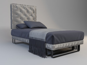 SingelBed Modelo 3D
