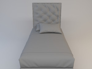 SingelBed Modelo 3D