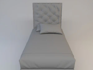 SingelBed 3D Model