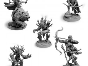 Elve Army for Miniature Strategy Rol Game 3D Print Models