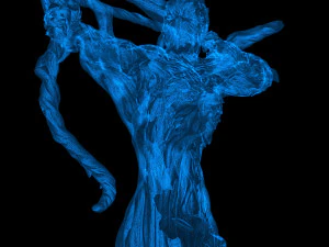 लघु रणनीति रोल गेम के लिए एल्व आर्मी 3D प्रिंट मॉडल