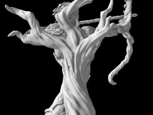 लघु रणनीति रोल गेम के लिए एल्व आर्मी 3D प्रिंट मॉडल