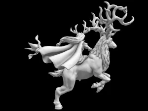 लघु रणनीति रोल गेम के लिए एल्व आर्मी 3D प्रिंट मॉडल