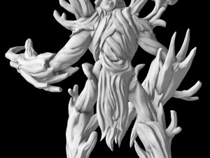 Elve Army for Miniature Strategy Rol Game 3D प्रिंट मॉडल