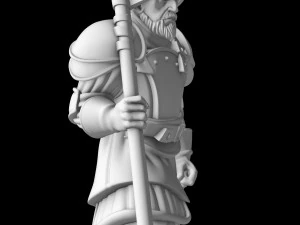 Knight Army for Miniature Strategy Rol Game 3D Print Model