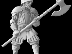Knight Army for Miniature Strategy Rol Game 3D Print Model