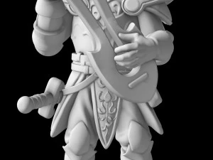 Knight Army for Miniature Strategy Rol Game 3D Print Model