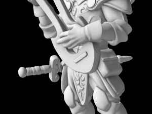 Knight Army for Miniature Strategy Rol Game 3D Print Model
