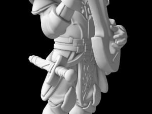 Knight Army for Miniature Strategy Rol Game 3D-printmodel