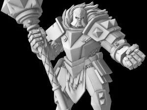 Knight Army for Miniature Strategy Rol Game 3D Print Model
