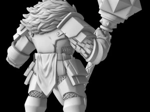 Knight Army for Miniature Strategy Rol Game 3D Print Model