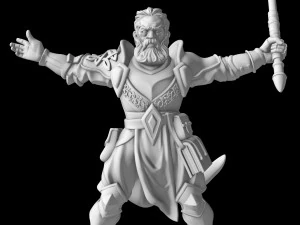 Knight Army for Miniature Strategy Rol Game 3D Print Model
