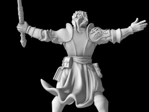 Knight Army for Miniature Strategy Rol Game 3D Print Model