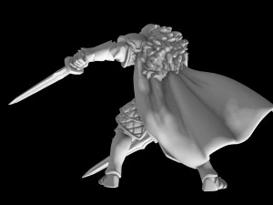 Knight Army for Miniature Strategy Rol Game 3D Print Model