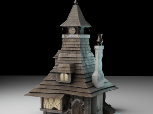 Old Clocktower Modèle 3D