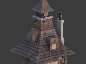 Old Clocktower 3D Model