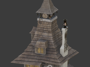 Old Clocktower Modèle 3D