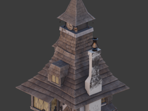 Old Clocktower Modèle 3D