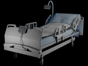 Hospital Bed 3D 模型