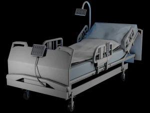 Hospital Bed 3D Model