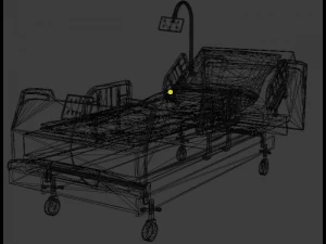 Letto d'ospedale Modello 3D