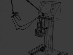Medical device with mask 3D 모델