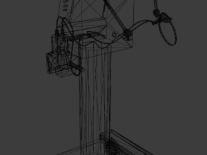Medical device with mask 3D 모델
