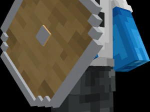 Shield model Made in BlockBench Suitable for minecraft mods 3D Model