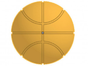 Basket ball 3D Model