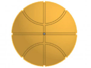 Baloncesto Modelo 3D