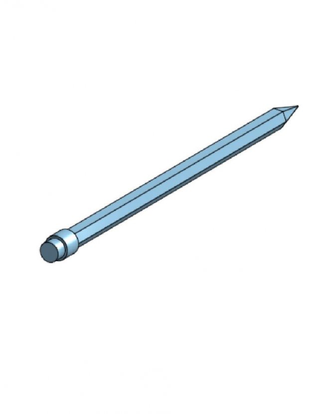 Simple pencil 3D मॉडल .c4d .max .obj .3ds .fbx .stl .blend 