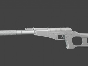 3D Vintorez Model 3D
