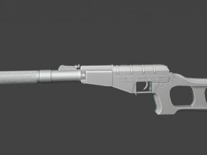 3D Vintorez 3D Model