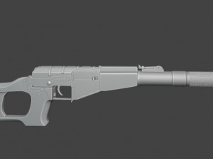 3D Vintorez Model 3D
